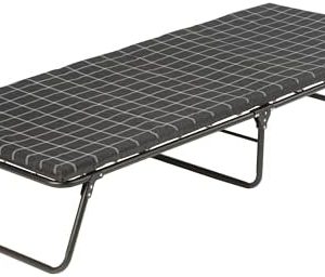 Coleman ComfortSmart Big & Tall Cot - Folding Steel Camp Bed with Plush Mattress Pad for Elevated Sleeping & Camping Com