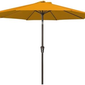 JEAREY 9FT Outdoor Patio Umbrella + UV Protection + Garden and Patio Use + Durable Fabric and Sturdy Frame + Push Button